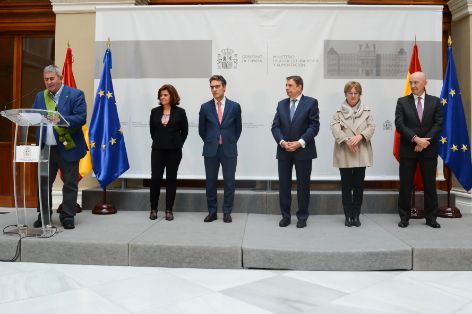 ESTA MAÑANA, EN LA SEDE DEL MINISTERIO  