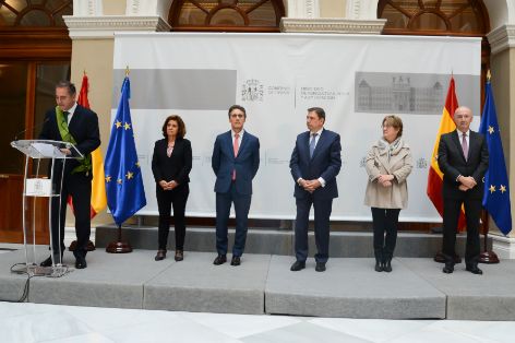 ESTA MAÑANA, EN LA SEDE DEL MINISTERIO  