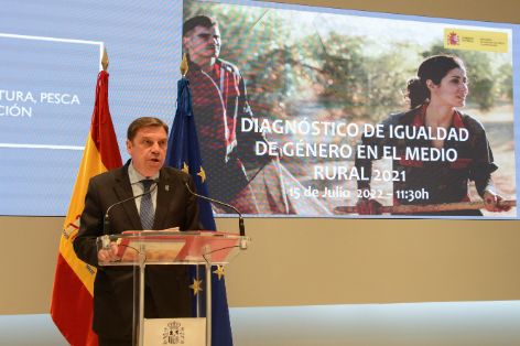 Hoy, en la presentación del informe “Diagnóstico de la Igualdad de Género en el Medio Rural 2021”