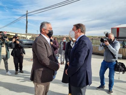 HOY, EN UNA VISITA A LA COOPERATIVA GARESE, EN SEGOVIA   