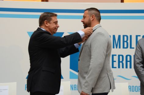 En la inauguración de la XI Asamblea de la Federación Nacional de Cofradías de Pescadores