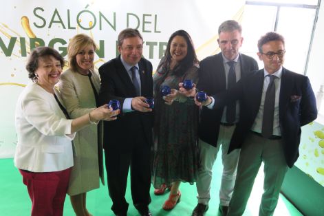 Hoy, en la inauguración de la XXI Feria del Olivo de Montoro