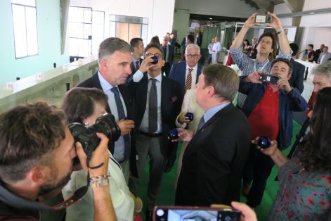 Hoy, en la inauguración de la XXI Feria del Olivo de Montoro