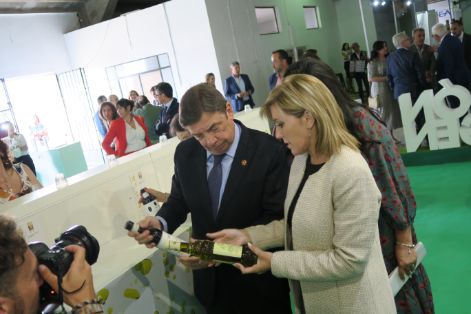 Hoy, en la inauguración de la XXI Feria del Olivo de Montoro