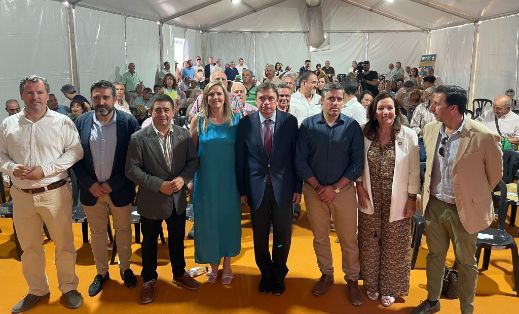 DURANTE SU VISITA A LA FERIA FUTUROLIVA, EN BAEZA (JAÉN)  