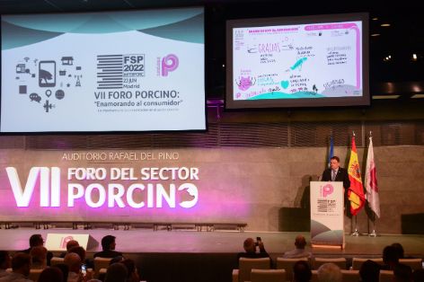 Hoy, en la clausura del VII Foro Internacional Porcino de INTERPORC