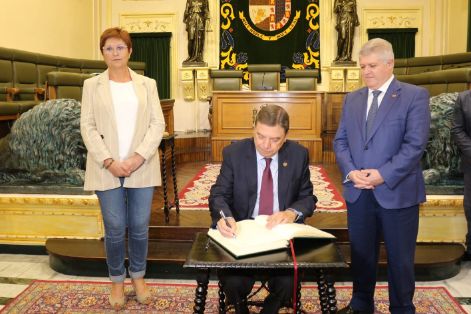 HOY, DURANTE SU VISITA A LA REGIÓN DE MURCIA 