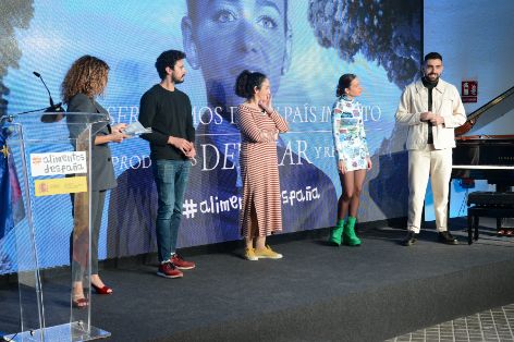 Hoy, en la presentación de la campaña “Disfrutemos de un país infinito en productos del mar y recetas”  