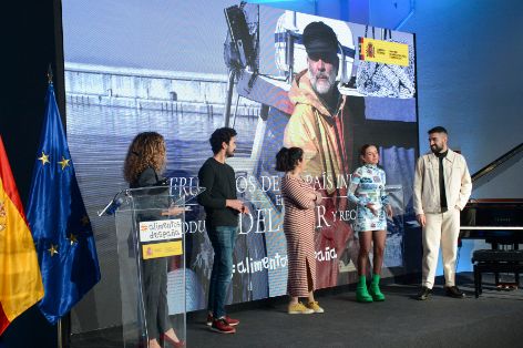 Hoy, en la presentación de la campaña “Disfrutemos de un país infinito en productos del mar y recetas”  