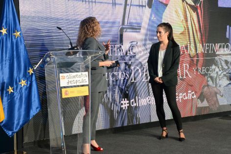 Hoy, en la presentación de la campaña “Disfrutemos de un país infinito en productos del mar y recetas”  