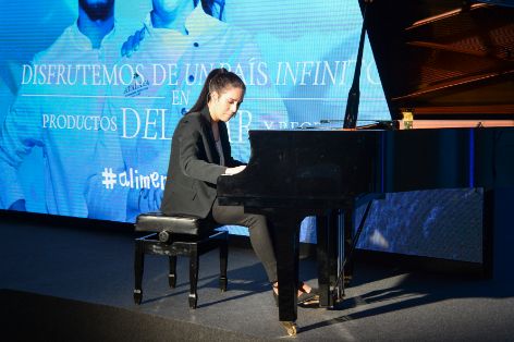 Hoy, en la presentación de la campaña “Disfrutemos de un país infinito en productos del mar y recetas”  