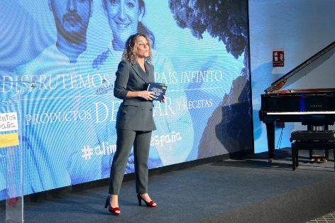 Hoy, en la presentación de la campaña “Disfrutemos de un país infinito en productos del mar y recetas”  