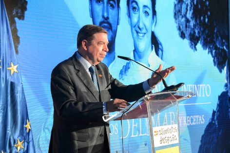 Hoy, en la presentación de la campaña “Disfrutemos de un país infinito en productos del mar y recetas”  