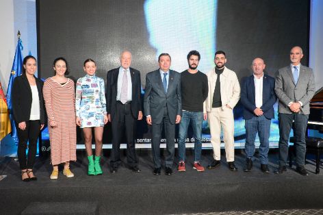 Hoy, en la presentación de la campaña “Disfrutemos de un país infinito en productos del mar y recetas”  