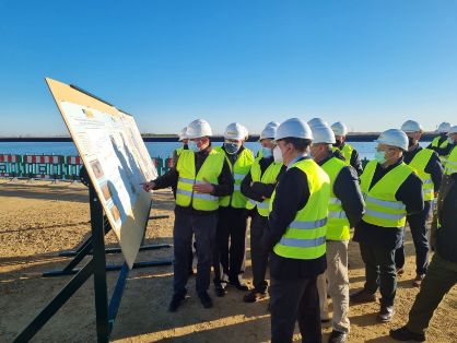 HOY, EN SU VISITA A LAS OBRAS DE MODERNIZACIÓN DE REGADÍOS DEL PÁRAMO BAJO, EN LEÓN