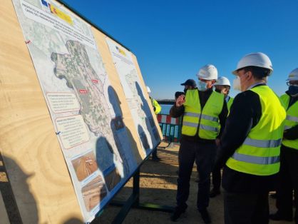 HOY, EN SU VISITA A LAS OBRAS DE MODERNIZACIÓN DE REGADÍOS DEL PÁRAMO BAJO, EN LEÓN