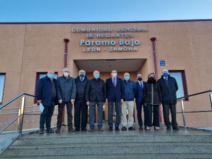 HOY, EN SU VISITA A LAS OBRAS DE MODERNIZACIÓN DE REGADÍOS DEL PÁRAMO BAJO, EN LEÓN