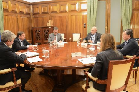 Hoy, en la sede del ministerio