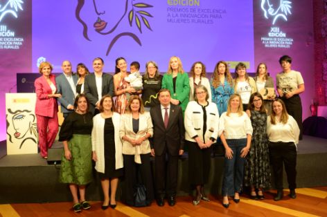 HOY, EN LA ENTREGA DE LOS XIII PREMIOS DE EXCELENCIA A LA INNOVACIÓN PARA MUJERES RURALES