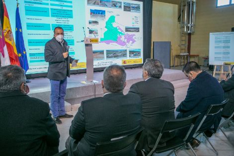 HOY, EN SU VISITA A LAS OBRAS DEL PROYECTO DE TRANSFORMACIÓN EN REGADÍO EN LA MARGEN IZQUIERDA DEL RÍO TAJO