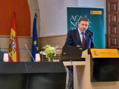 Hoy, en el IV Foro Participativo sobre la Ley de Prevención de Pérdidas y Desperdicio Alimentario que se ha celebrado en Cáceres 