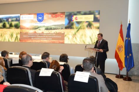 PRESENTACIÓN DEL CONVENIO DE COLABORACIÓN ENTRE EL MAPA Y EL CSIC