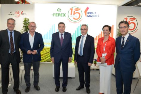 Hoy, en la inauguración de la feria Fruit Attraction