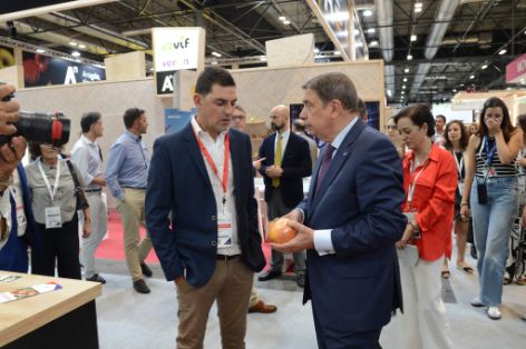 Hoy, en la inauguración de la feria Fruit Attraction