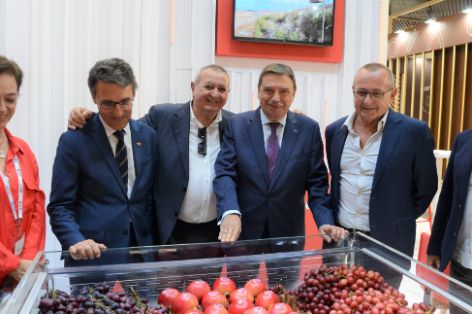 Hoy, en la inauguración de la feria Fruit Attraction