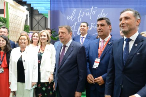 Hoy, en la inauguración de la feria Fruit Attraction