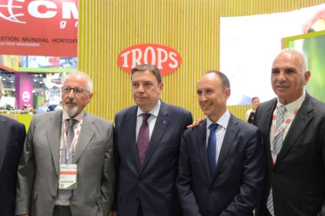 Hoy, en la inauguración de la feria Fruit Attraction