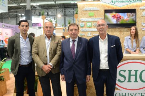 Hoy, en la inauguración de la feria Fruit Attraction