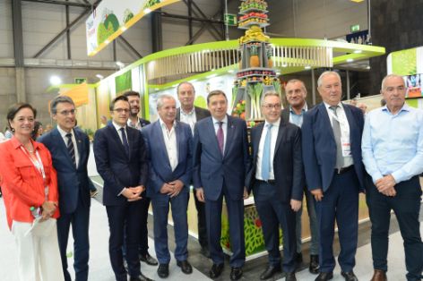 Hoy, en la inauguración de la feria Fruit Attraction