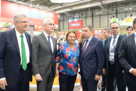 Hoy, en la inauguración de la feria Fruit Attraction