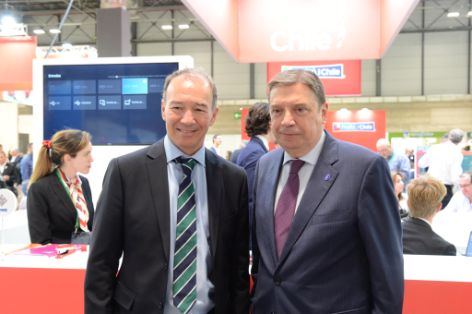 Hoy, en la inauguración de la feria Fruit Attraction