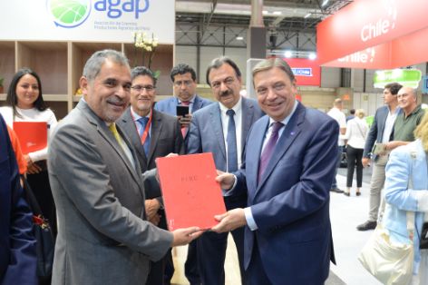 Hoy, en la inauguración de la feria Fruit Attraction