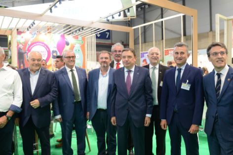 Hoy, en la inauguración de la feria Fruit Attraction