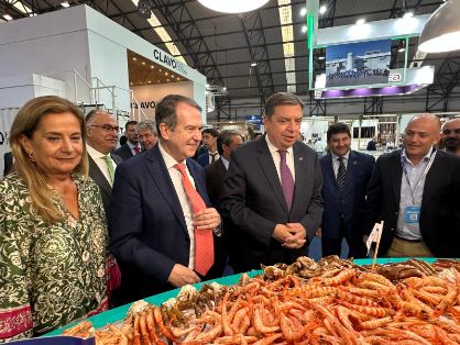 Hoy, en Vigo, en la feria Conxemar