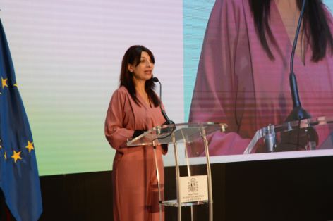 En la clausura de la convención “Crecemos Juntas: encuentro nacional de mujeres rurales”