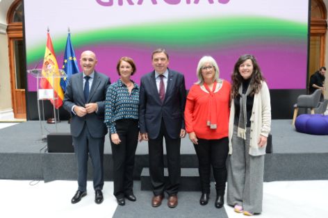 En la clausura de la convención “Crecemos Juntas: encuentro nacional de mujeres rurales”