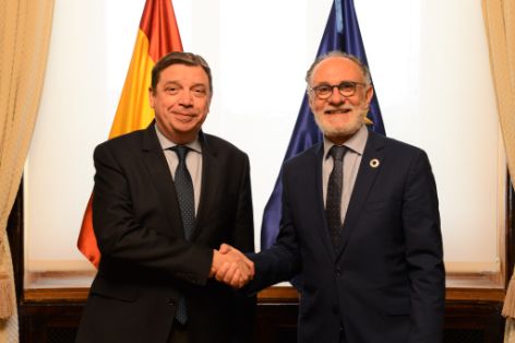 Hoy, en la sede del ministerio