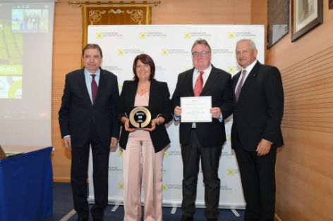 Hoy, en la clausura de la asamblea general de Cooperativas Agroalimentarias de España  
