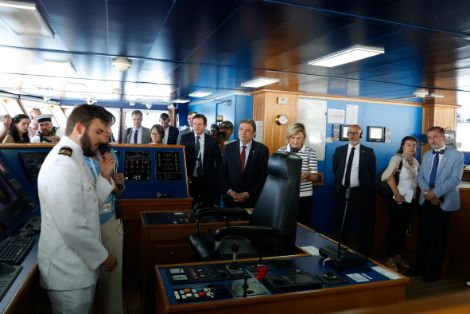 En el buque escuela “Intermares”