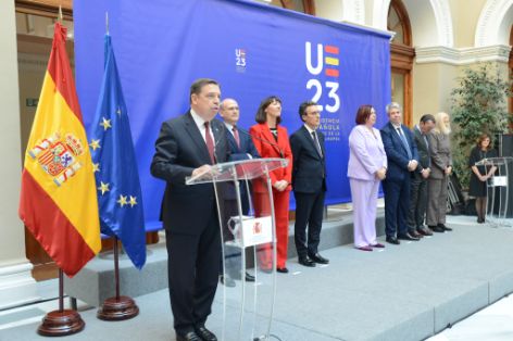 Hoy, en la toma de posesión de los nuevos altos cargos del ministerio 