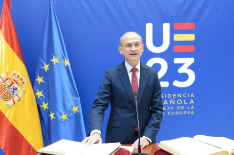 Hoy, en la toma de posesión de los nuevos altos cargos del ministerio 