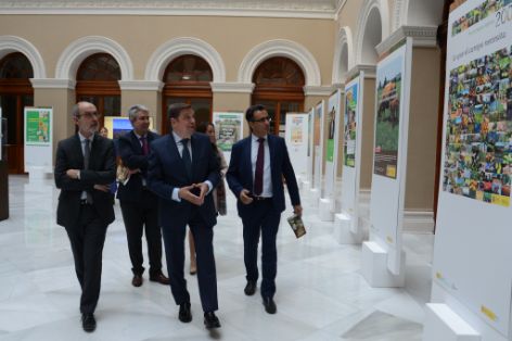 La muestra se puede contemplar, hasta el 24 marzo, en el Lucernario del ministerio  