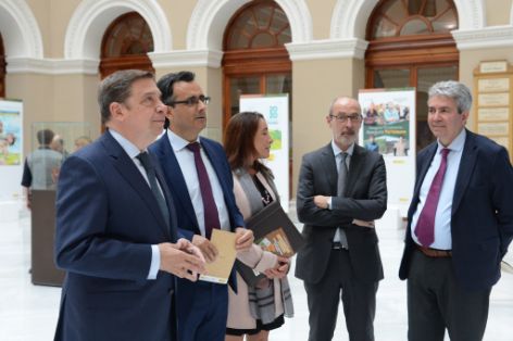 La muestra se puede contemplar, hasta el 24 marzo, en el Lucernario del ministerio  