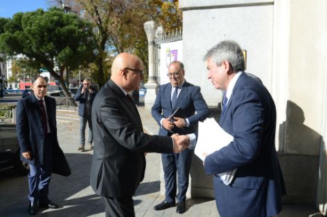 Hoy, en la sede del ministerio