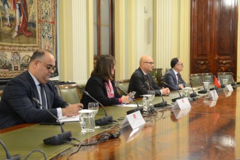 Hoy, en la sede del ministerio