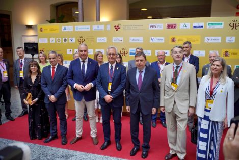 Hoy, en la inauguración del 44º Congreso Mundial de la Viña y el Vino, en Cádiz